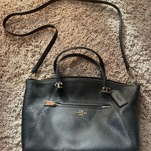 Black coach purse